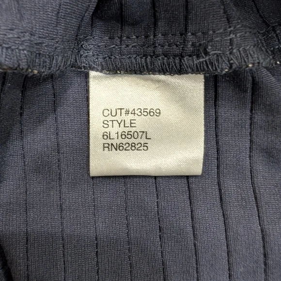 Tadashi Shoji Navy Blue Ruffle Pintuck Maxi Party‎ Bodycon Stretchable Sz XS - Picture 9 of 11